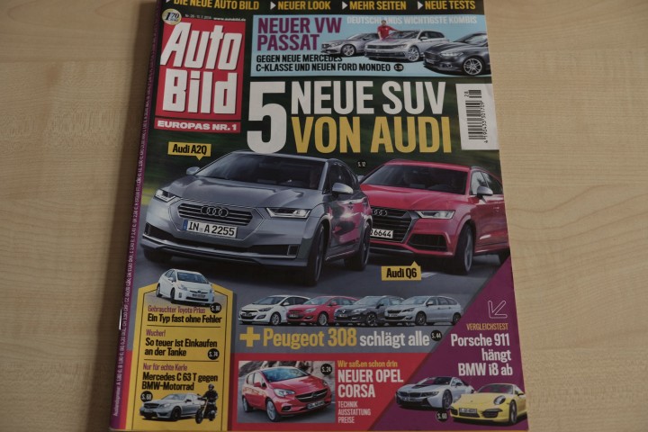Deckblatt Auto Bild (28/2014)